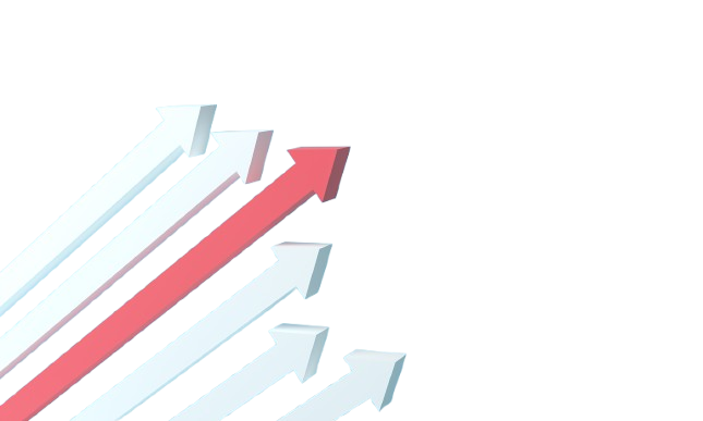 Growth arrows illustration